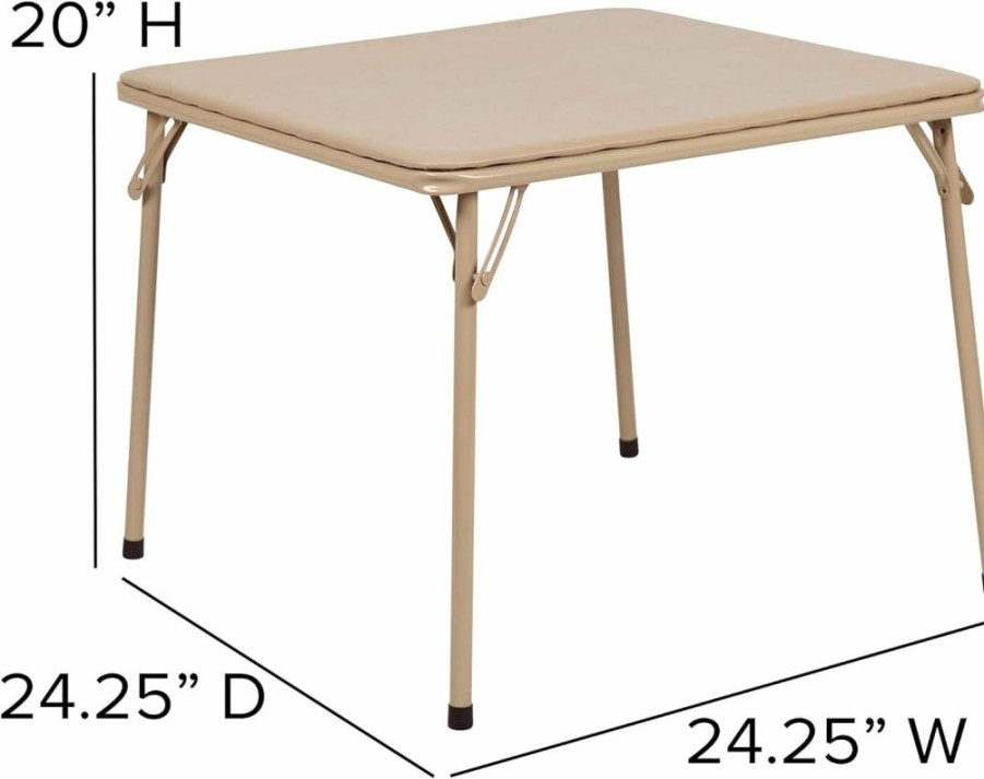 EMMA + OLIVER | Emma + Oliver Kids Black Folding Table