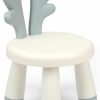 Qualisen | Kids Chair By Qualisen, Toddler'S Activity Chairs, Playroom, Nursery, Preschool, Kindergarten, Deer Horn, Durable, Waterproof & Easy Cleaning, For Boys Girls Aged 2+ (Deer Blue) Qrwcd-B