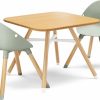 Lalo | Lalo The Play Kit, Kids Table And Chairs Set With Sustainably Sourced Wood Kids Table & Set Of 2 Non-Toxic Bucket Seat Kids Chairs - Safe And Comfortable - Natural/Sage