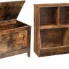 HOOBRO | Hoobro Storage Chest, Wooden Storage Box Kids Bookshelf, Bookcase Footboard Bf75Cw01G1-Bf32Cw01