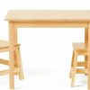 OOOK | Oook Solid Wooden Kids Table And Chair Set, Durable And Sturdy, Toddler Table And 2 Chairs Set For Arts, Crafts, Reading, Preschool, Kindergarten, Playroom