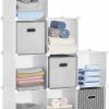 Puroma | Puroma Closet Organizer 6 Cube Storage Organizer, Bookcase Bookshelf With Mallet Diy Closet Organizers And Storage, Portable Closet Storage Shelves Cabinet For Kids, Home, Office, And Bedroom