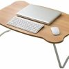 JCYM | Doxpt Simple Solid Wood Computer Desk, Multifunctional Foldable Small Table With Heat Sink