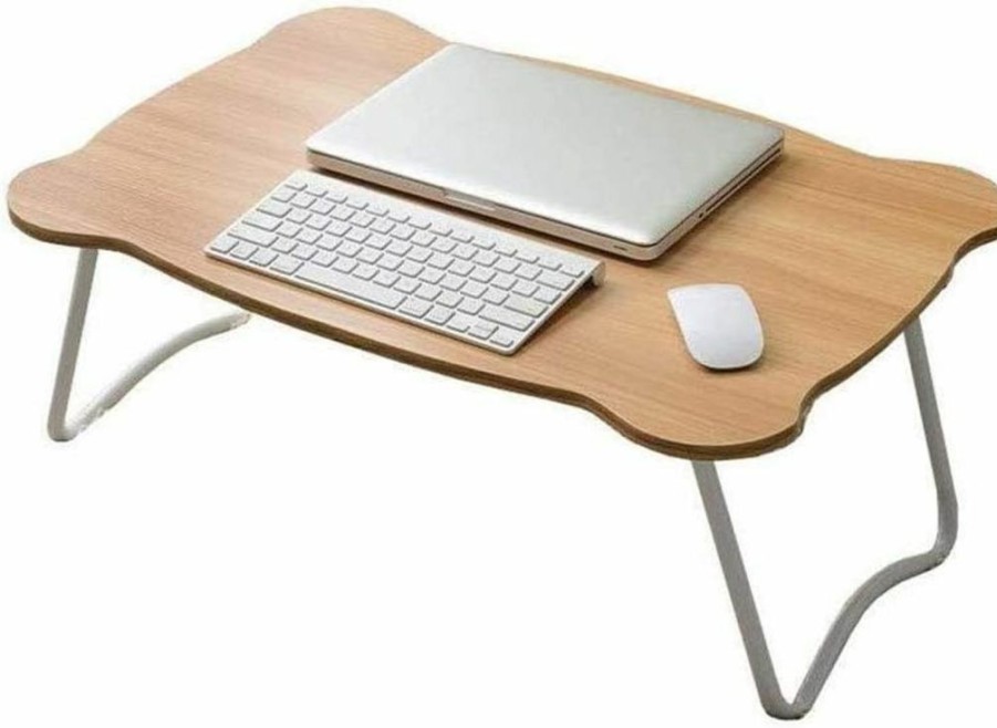 JCYM | Doxpt Simple Solid Wood Computer Desk, Multifunctional Foldable Small Table With Heat Sink