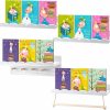 Barydat | Barydat 4 Pcs Nursery Floating Bookshelves Kids Bookshelf Wall Mounted 32 Inches Cloud Hanging Picture Ledge Shelf For Baby Room Bedroom Books Toys Photo Nursery Storage Organizer(White)