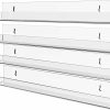 Cq acrylic | Cq Acrylic 4 Pack Acrylic Clear Floating Bookshelf For Kids Room,15" Invisible Wall Mounted Hanging Book Shelves, U Modern Picture Ledge Display Toy Storage Vinyl Record Wall Shelf,Clear