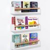 Esonal | Esonal Floating Bookshelf Nursery Book Shelves Perfect For Wall Bookshelf For Kids Room, Wood Wall Mount Bookshelves And Toy Storage Book Shelf For Wall Set Of 5