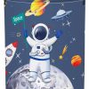 Clastyle | Clastyle Rocket Astronaut Shelf Basket For Boys Cosmic Planet Universe Blue Storage Bin Rectangle Clothes Books Toy Storage Cube, 36L