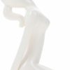 Ciieeo | Ciieeo 1Pc Girl Yoga Ornaments Office Ceramics Body White Bookshelf