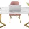 AikanE | Aikane Marble Computer Desk Desk Bedroom Desktop Desk Office Home Table And Chairs