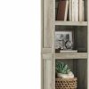 LINSY HOME | Linsy Home 3-Tier Bookcase Display Storage Shelves Farmhouse Bookshelf For Home Office, Living Room, Bed Room - Light Brown