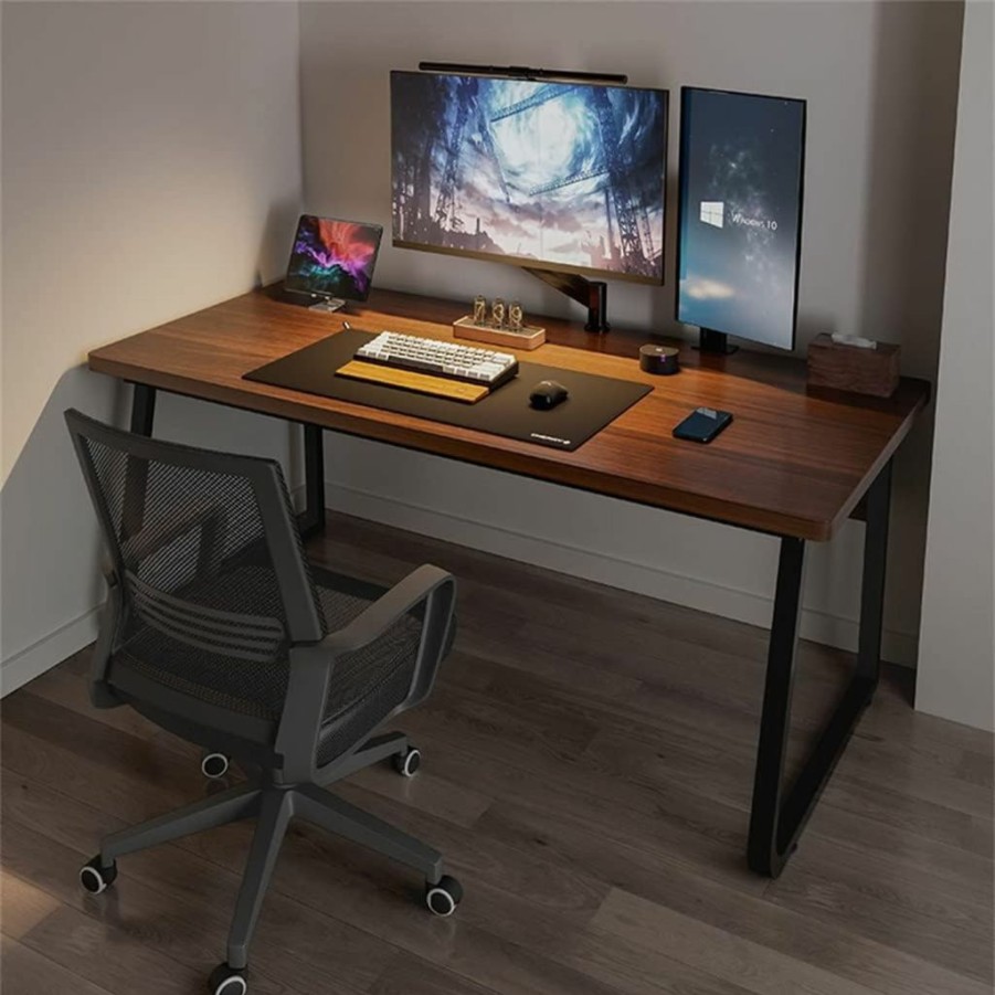 AikanE | Aikane Computer Desk Desktop Game Table Bedroom Simple Office Student Table Study Family Table Without Chair (Color : D, Size : 140Cm)