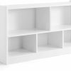 CAPHAUS | Caphaus Toy Storage Organizer With Open Compartments For Kids, 44.1"X11.8"X24.2", White, Toy Organizers And Storage, Storing Books, Toys, For Classroom, Kindergarten, Playroom, Nursery And Bedroom