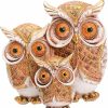 Toddmomy | Toddmomy 2 Pcs Owl Centerpiece Table Decorations Kids Crafts Tabletop Animal Figurines Animal Family Figurine Animal Toy Figurine Crafts Animal Ornaments Vintage Decor Office Bookshelf Desk