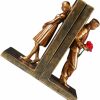 FUNOMOCYA | Funomocya 2Pcs Bookend Resin Statuette Rural Lovers