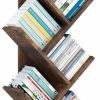 JoanKaren | Joankaren Tree Bookshelf With Storage, 8 Tier Wooden Tall Book Shelf, Floor Standing Bookcase For Kids And Adults, Utility Organizer Shelves For Living Room, Bedroom, Home Office, Brown