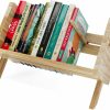 Rustic State | Rustic State Wooden Kids' Book Caddy With Adjustable Divider - Floor And Desktop Bookshelf Bookcase - Toy Display Holder Stand Storage Organizer - Nursery Room Bedroom Playroom- Natural