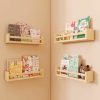 CRAZYMOTO | Crazymoto Floating Nursery Book Shelves For Wall Set Of 4, Bookshelf For Kids Room, Small Wood Book Shelf Wall Mounted For Baby Teen Boys Girls Bedoom Bathroom Toy And Decor Storage