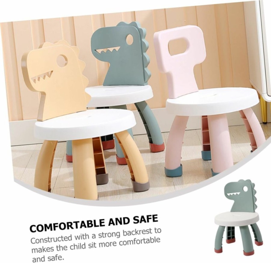 BESPORTBLE | Besportble 2Pcs Children'S Chair Toilet Stool Animal Chair Stool With Back Toddler Chair Kids Step Stool Kids Stool