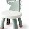 Sunkaioo | Toddler Chair,Plastic Kids Dino Chair,Sturdy Durable And Lightweight Toddler'S Activity Chairs,Anti-Slip Ergonomic Design Kids Step Stool,Indoor Or Outdoor Use For Boys Girls Aged 1+ (Green)