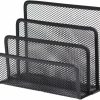 Harmoniza | Harmoniza Bookshelf Three Layer School Tray Magazine Office Rack Metal Mesh Letter Holder File Organizer Organizer Supplies Desktop