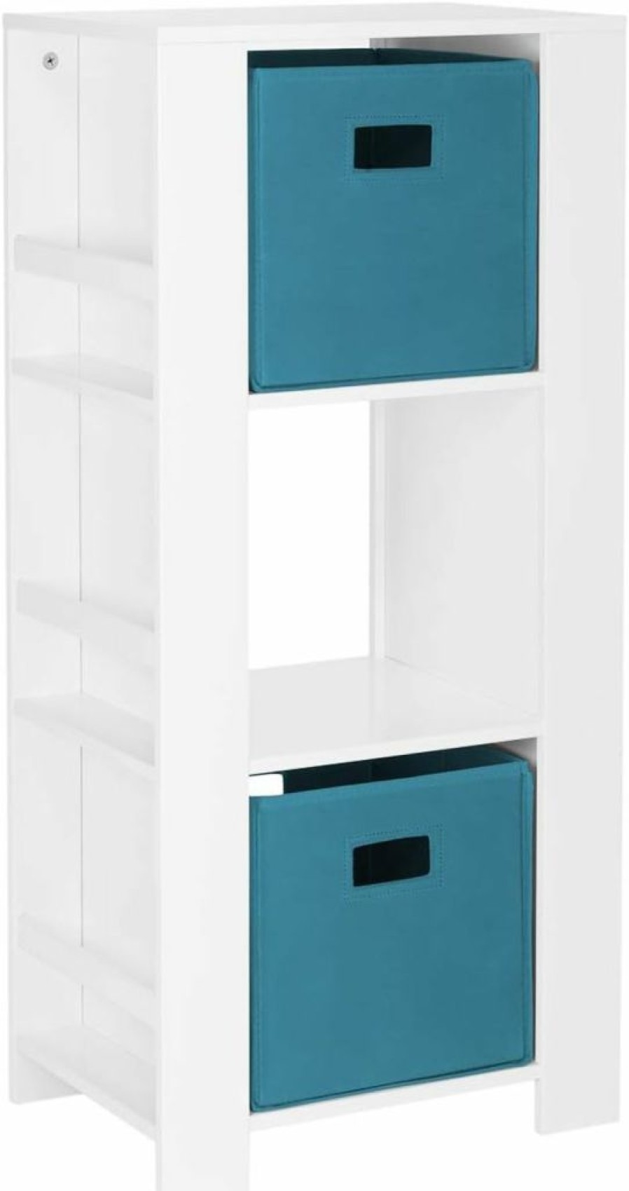 RiverRidge | Riverridge Home 02-161 Book Nook Collection Kids Cubby Bookshelves Storage Tower, White