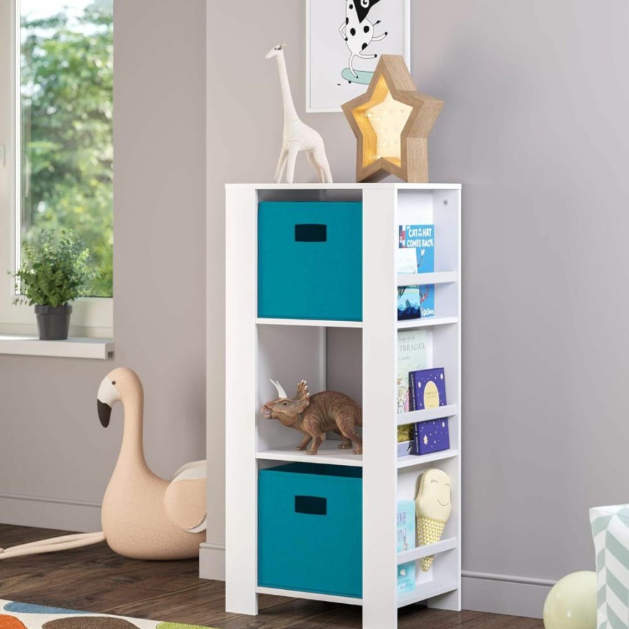 RiverRidge | Riverridge Home 02-161 Book Nook Collection Kids Cubby Bookshelves Storage Tower, White