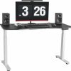 FinerCrafts | Finercrafts Standing Desk 71" X 32" Inches Dual-Motor Height Adjustable Desk Electric Sit Stand Desk Home Office Desks Whole Piece Desk Board (Natural Maple Desktop/White Frame)