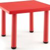 Axidou | Axidou 24" Square Kids Table - Versatile Activity Table For Toddlers 1-8 Years Old - Sturdy Craftsmanship - Toddler Play Learning Table - Kids Table For Daycare, Classroom, Home - Red