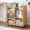 Harmoniza | Harmoniza Bookshelf For Living Room Light Bookcase Deskside Bookshelf Simple Pulley Office Storage Cabinet (Color : E, Size : 60 * 66Cm)