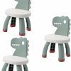 Garneck | Garneck 2Pcs Children'S Chair Camping Stool Dinosaur Chair For Kids Children Stool With Back Animal Chair Small