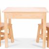 Melissa & Doug | Melissa & Doug Solid Wood Table And 2 Chairs Set - Light Finish Furniture For Playroom,Blonde