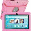 Contixo | Contixo Kids Tablet - V8 32Gb 7\" Android Tablet For Kids, Includes 50+ Disney Storybooks & Stickers (Value $200), Kid-Proof Case, (2023 Model) - Pink