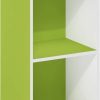 Furinno | Furinno Luder Bookcase / Book / Storage , 5-Tier, White/Green