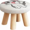 JZSMY | Jzsmy Small Wood Stool Round Step Stool Small Short Stool Cute Children'S Sofa Stool Chair Cartoon Creative Small Stool For Kids And Adult, Changing Stool Solid Wood Coffee Table Stool (Stump)