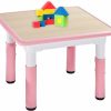 FUNLIO | Funlio Adjustable Kids Table, 3 Level Height Adjustable Toddler Table For Ages 3-8, Easy To Wipe Arts & Crafts Child Table, For Classrooms/Daycares/Homes, Cpc & Ce Approved, 23.6 X 23.6Inch - Grey