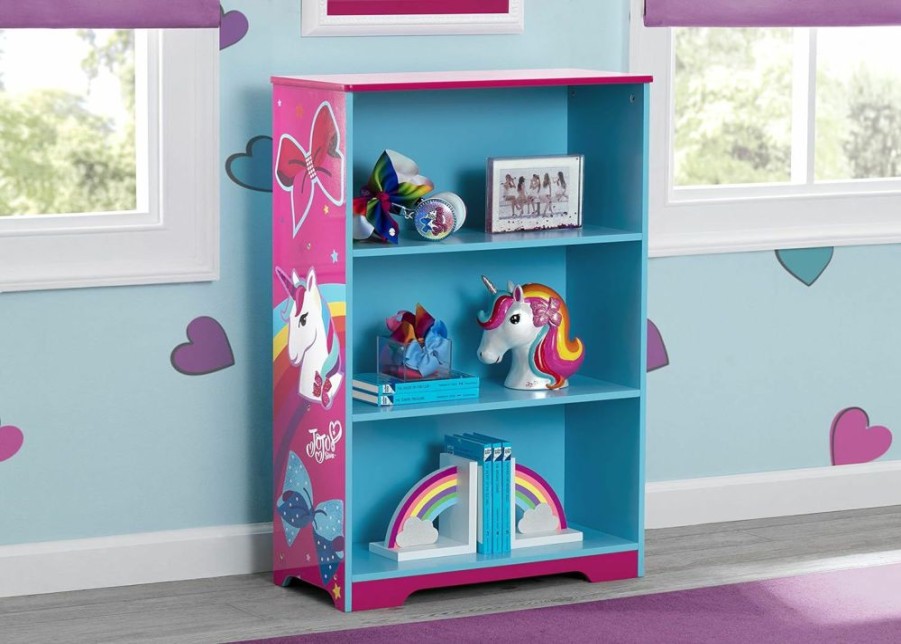 Delta Children | Delta Children Deluxe 3-Shelf Bookcase - Ideal For Books, Decor, Homeschooling & More - Greenguard Gold Certified, Jojo Siwa