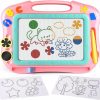 FLY2SKY | Fly2Sky Magnetic Drawing Board Kids Magnet Drawing Board Travel Size Toddler Toys Sketch Writing Colorful Erasable Sketching Pad Holiday Birthday Gifts Girl Boy Educational Learning Toy