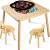 NIGILA | Nigila Kid'S Sensory Table With 2 Chair, Toddler Sensory Table And Chair Set, Indoor Art Table Drawing Table For Kids, Toddler Sensory Table With Chair & Hidden Storage Bin