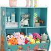 EARTHSON | Earthson Toy Organizers And Storage With Bookshelf, Kids Bookcase, Children Toy Storage Cabinet With 5 Cube For Playroom, Bedroom, Reading Nook, Toddler'S Room, Nursery