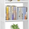 HAYOFAMY | Hayofamy Bookshelf, Bookcase For Small Spaces, 3 Tier White Book Organizer Storage Display Rack For Kids Room, Living Room, Office, Bedroom And Bathroom