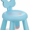 Layhit | Layhit Plastic Toddler Chair For Boys And Girls Durable Flower Plastic Kids Chairs 11.8 X 20 Inch Kids Step Stool For Indoor Or Outdoor Playroom Nursery School Daycare Home Use(Blue)