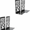 ABOOFAN | Aboofan 3 Pairs Tree Shadow Bookshelf The Bookshop Booksheld Library Bookseat Escondeme Cafe Decor Personality Book Stand Put The Book Bookend Office Zinc Alloy