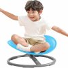 BABAMU | Kids Swivel Chair, Sit And Spin For Toddlers, Sensory Toy Chair For Kids,Balance Physical Therapy Equipment,Spinning Chair Wobble Chair Flexible Design For Fidgety Sitters 3-12 Kids (Blue)