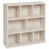 ECR4Kids | Ecr4Kids Streamline 8-Compartment Storage Cabinet, 36In, Classroom Furniture, White Wash