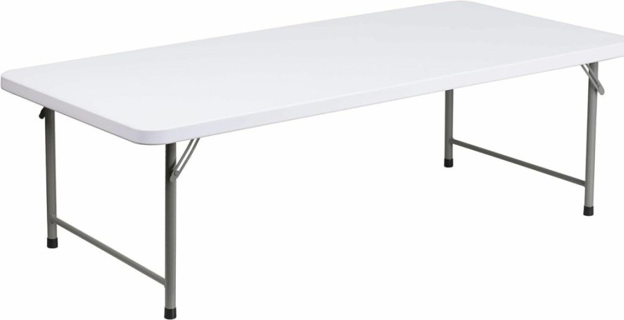 Flash Furniture | Flash Furniture Paige 4.93-Foot Kid'S Granite White Plastic Folding Table