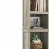 LINSY HOME | Linsy Home 3-Tier Bookcase And Bookshelf, Small Wood Display Storage Shelves Farmhouse Bookshelf For Home Office, Living Room, Bed Room - White Oak