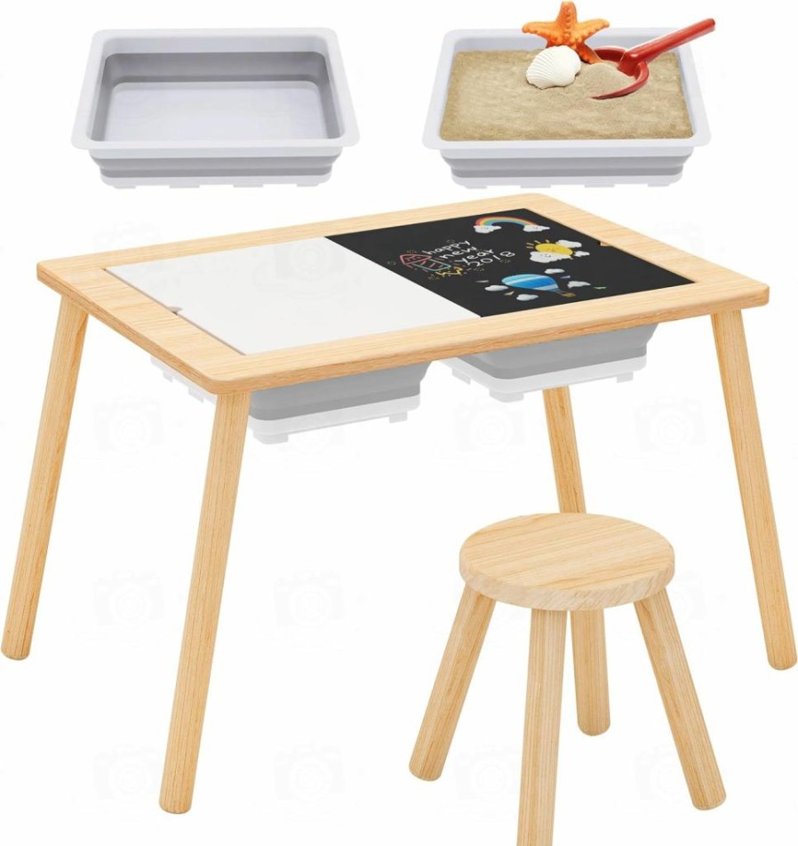 Beeneo | Beeneo Sensory Table, Kid'S Table Play Sand Table Indoor, Toddler Sensory Table, Kids Sensory Table And Chairs For Toddlers With Storage, Classroom Sensory Table, Indoor Kids Play Table