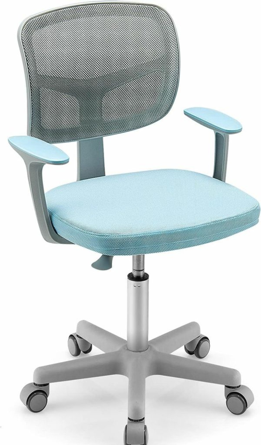 Costzon | Costzon Kids Desk Chair, Children Study Computer Chair With Adjustable Height, Lumbar Support, Universal Casters, Swivel Mesh Seat, Ergonomic Kids Task Chair For 3-10, Home, School, Office (Purple)