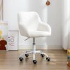 HEAH-YO | Heah-Yo Swivel Kids Chair With Wheels, Adjustable Kids Desk Chair With Armrest And Back, Cute Faux Fur Kids Study Chairs For Boys And Girls, Light Multi-Colour